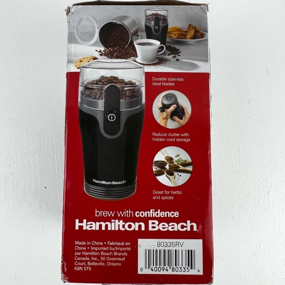 Hamilton Beach Kitchen Hamilton Beach Fresh Grind Electric Coffee Grinder Poshmark